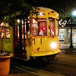 Eine der Trolley Bahnen