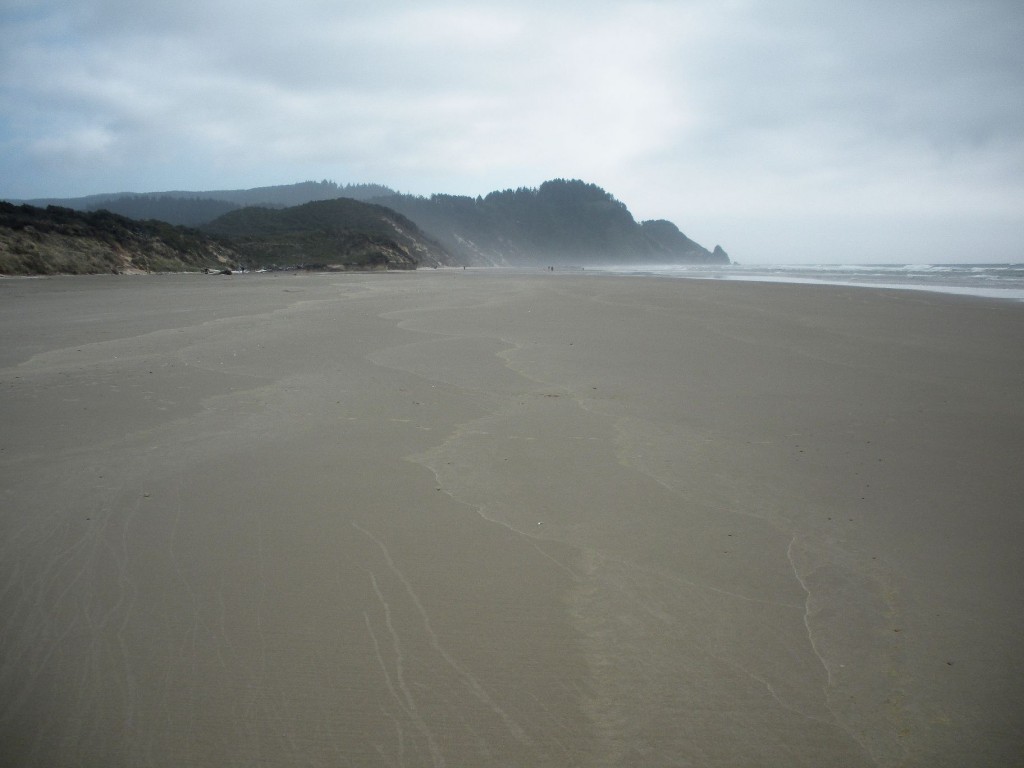 Erster Kontakt mit Strand