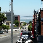Blick auf den SF Hafen